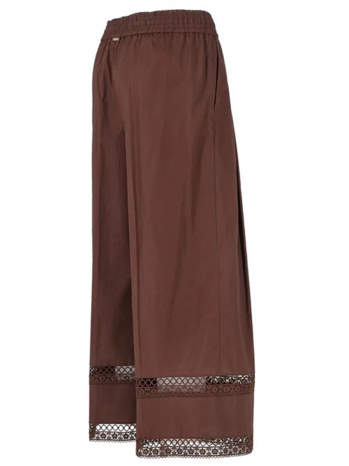 MACRAME PANTS TWIN SET | 261TT225212110 COFFEE LIQ.